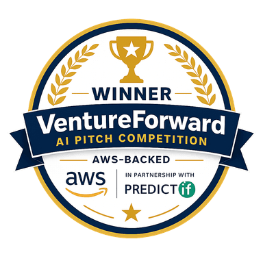 VentureForward AI Pitch Competition winner
